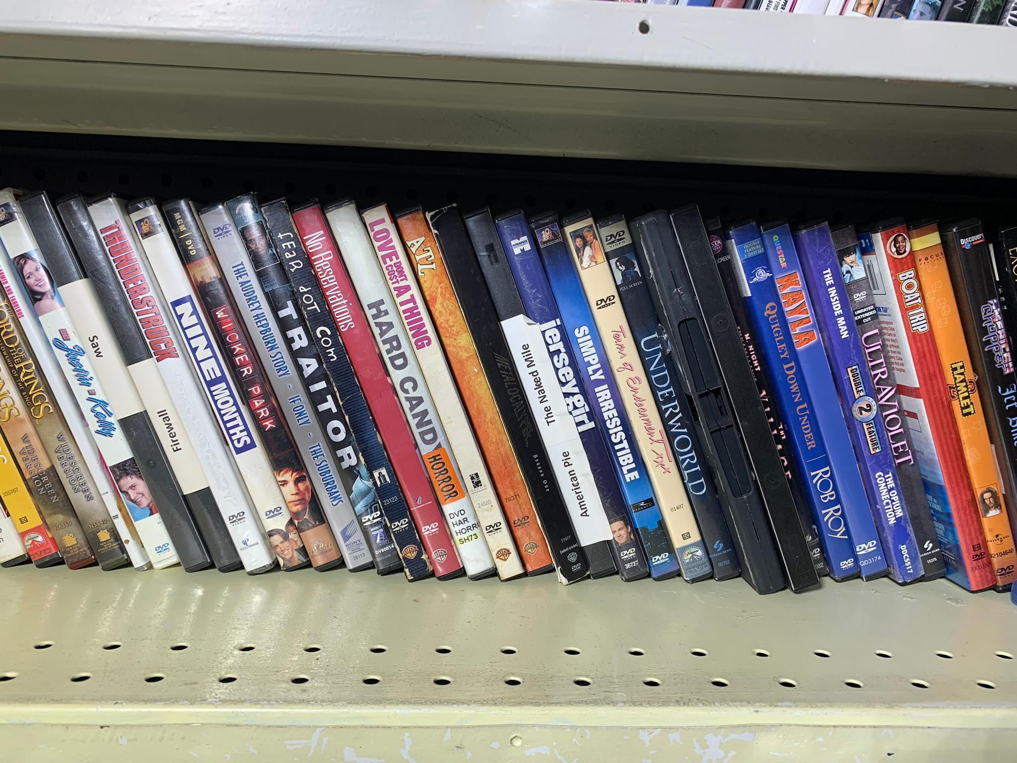 Large Group of DVDs and Blu-Ray DVDs
