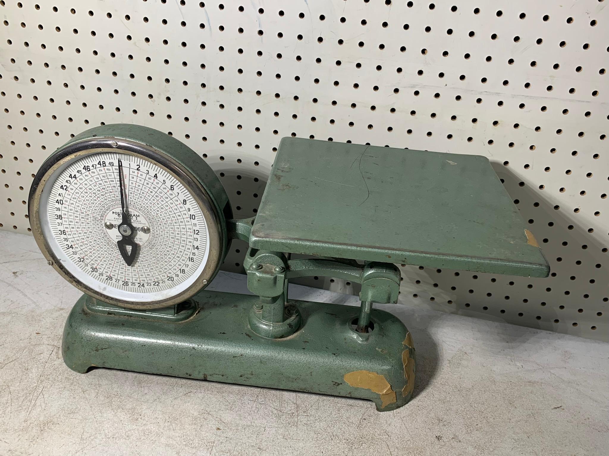 Antique Detecto Post-Gram Parcel Post Scale