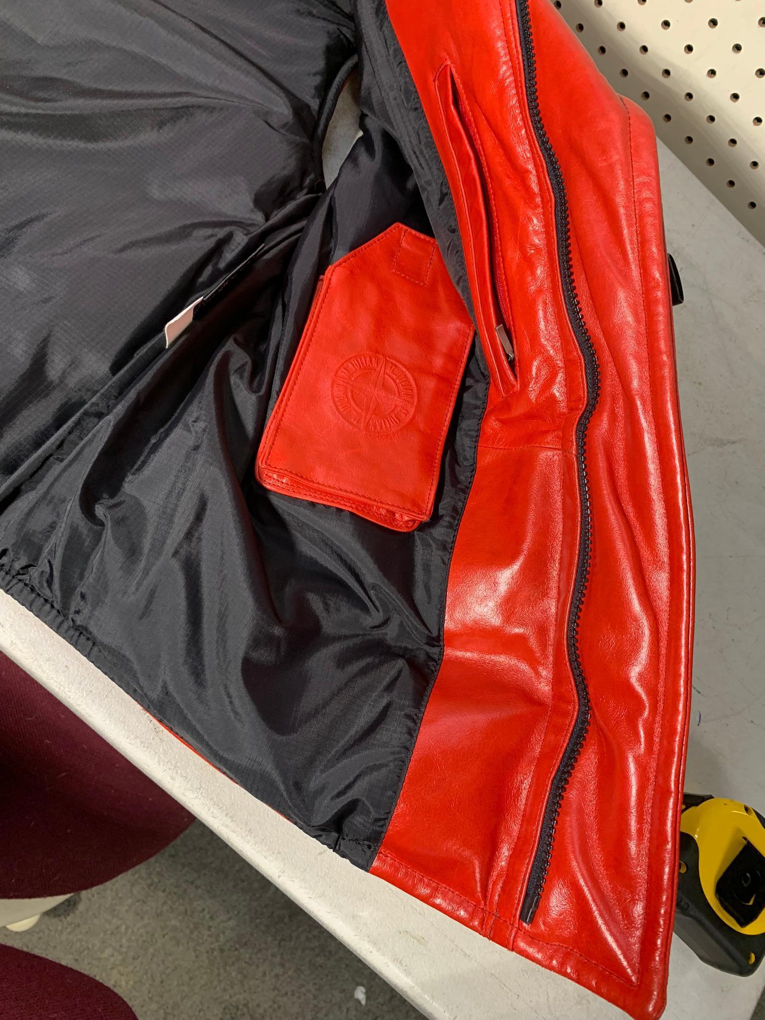 	 Retro M. Julian Wilson's Leather MJX Red Vest, Size Small