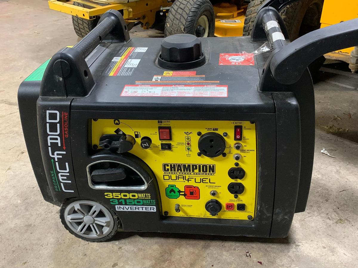 Champion Dual Fuel Generator