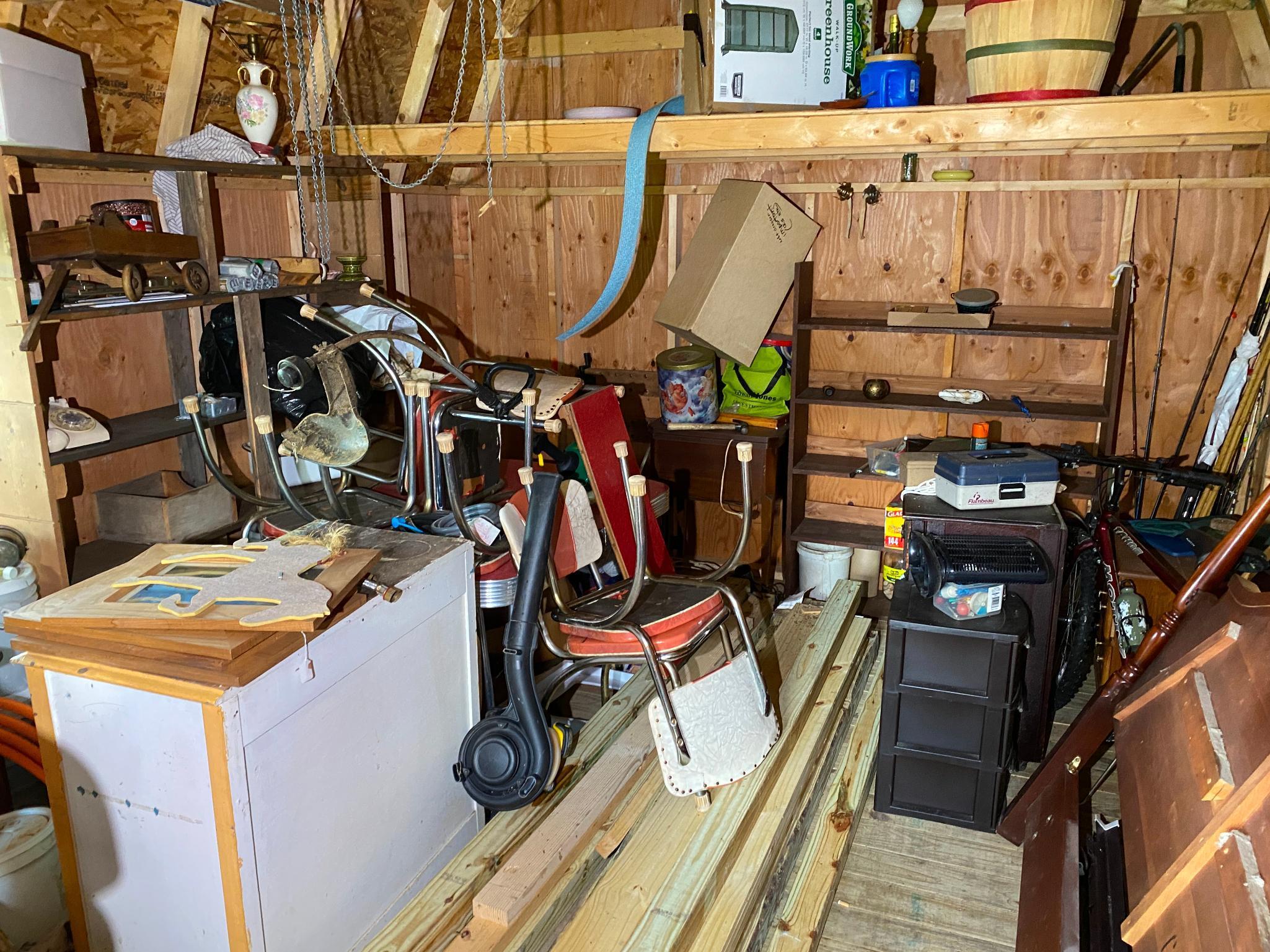 Total Shed Contents Lot - Furniture, Primitives & Much More