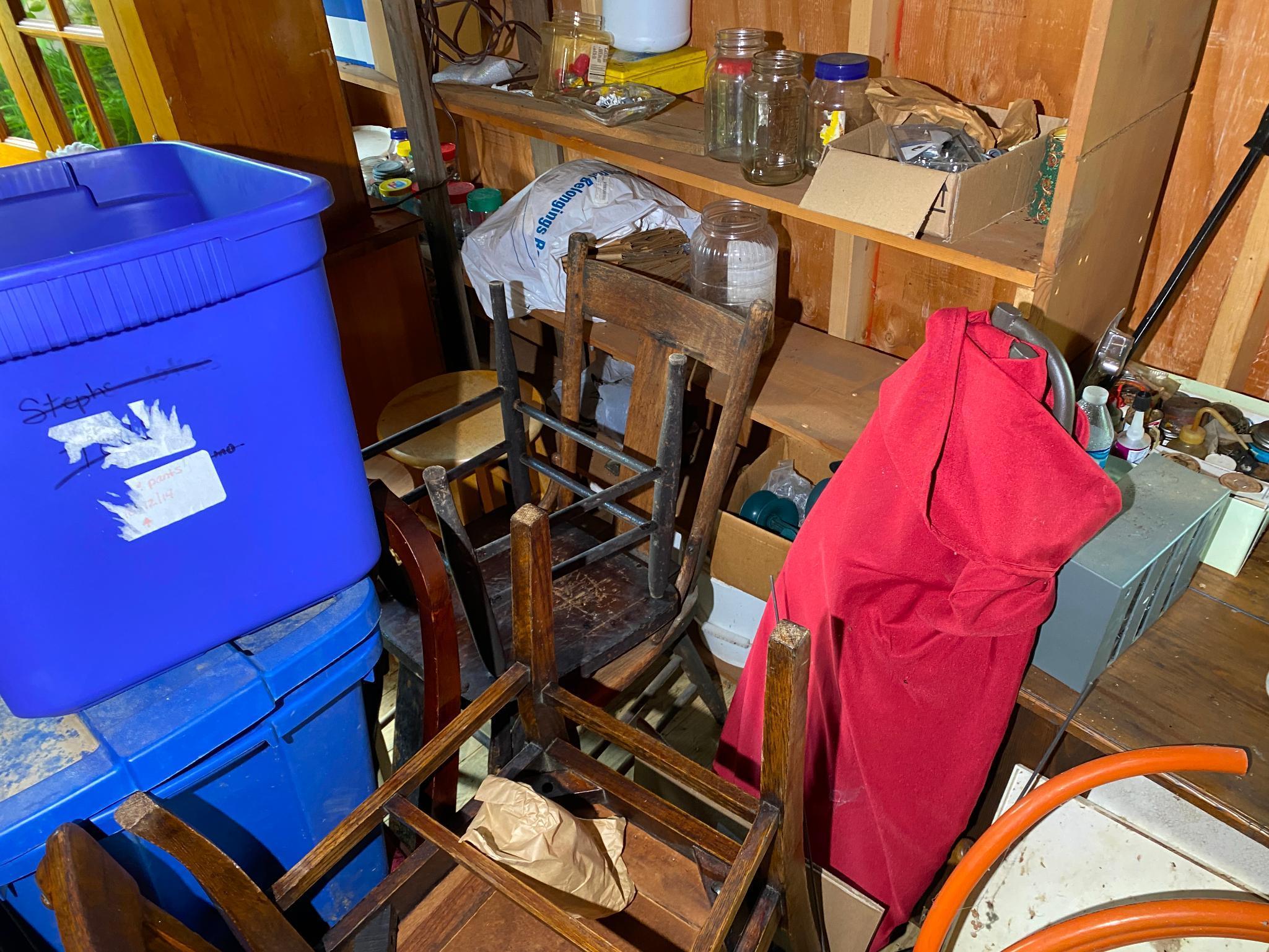 Total Shed Contents Lot - Furniture, Primitives & Much More