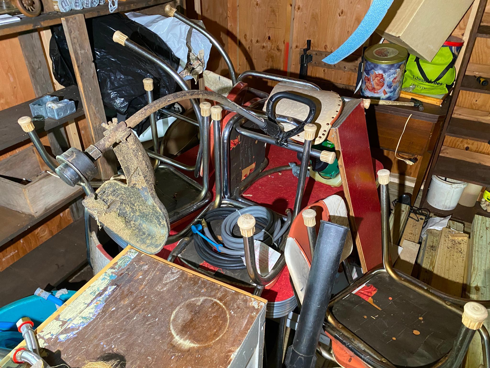 Total Shed Contents Lot - Furniture, Primitives & Much More