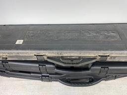 Three plastic rifle cases