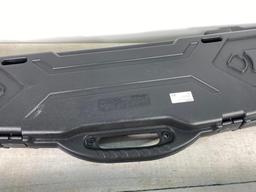 Three plastic rifle cases