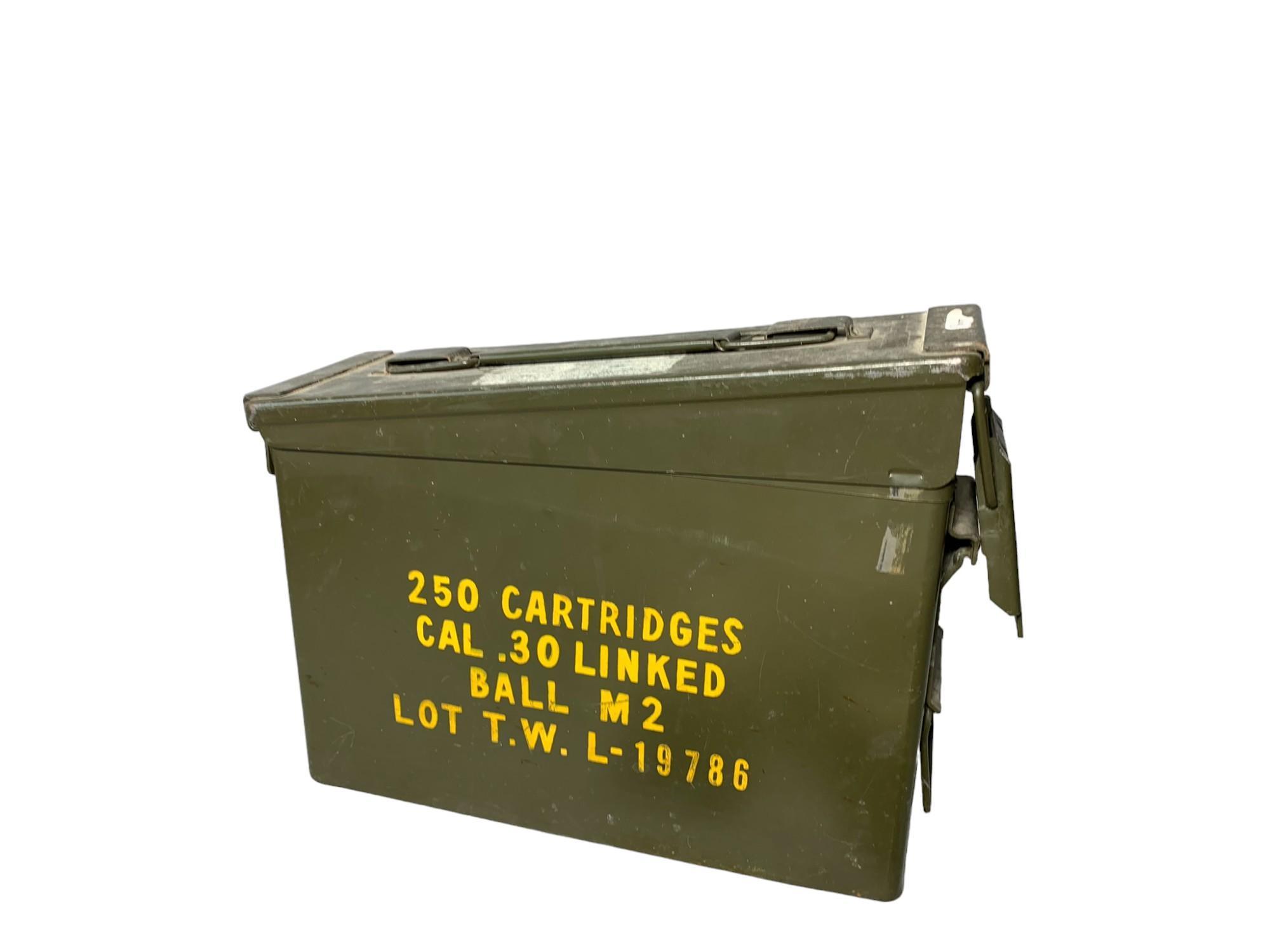 Ammo Can plus ammunition Lot - 17 HMR, 7.62, 38 SPL