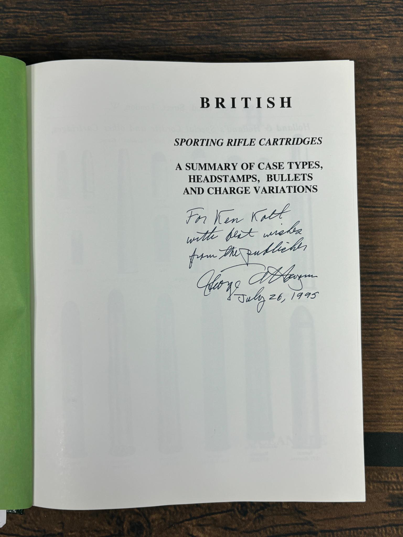 Two Better Firearms Books - British Sporting Rifle Cartridges, British Gunmakers