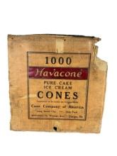Early Havacone Ice Cream Cone Box Top