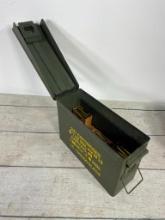 Metal Ammo Can with Ammunition - Steel Core 5.56 mm