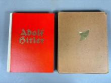 WWII German Cigarette Card Album Adolf Hitler with Christmas Presentation