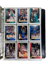 Binder of Vintage Basketball Cards