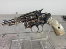 * Smith Wesson Hand Ejector Very Fine Original Nickel 32 S&W