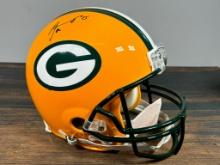 Aaron Rodgers - Green Bay Packers, full-size authentic helmet, Steiner cert