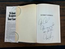1993 Tom Clancy Signed 'Without Remorse' Hardcover Book. 1st edition.