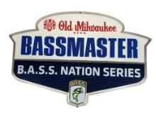 Contemporary Bassmaster Metal Sign