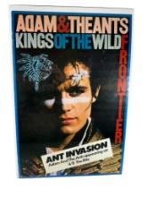 Vintage Adam and the Ants Tour Promotional Poster