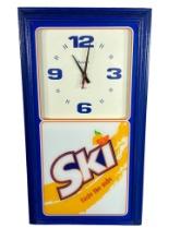 Vintage Ski Drink Clock