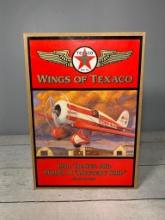 Wings of Texaco Die-Cast metal coin bank; 1930 Travel Air Model R Mystery Ship