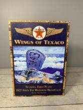 Wings of Texaco Die-Cast metal coin bank; 1927 Ford Tri-Motored Monowing - Texaco's First Airplane
