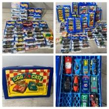 Very Large Group of 1990s Hot Wheels With Added McDonald's Hot Wheels and Full Case