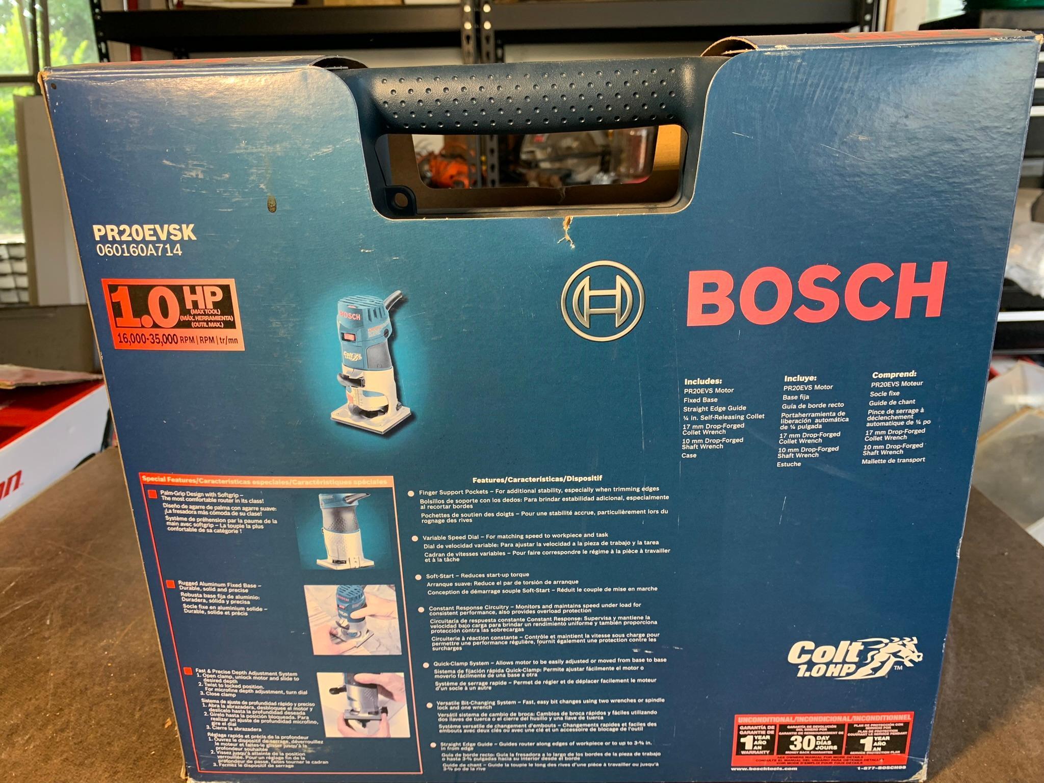Bosch Variable Speed Palm Router Kit