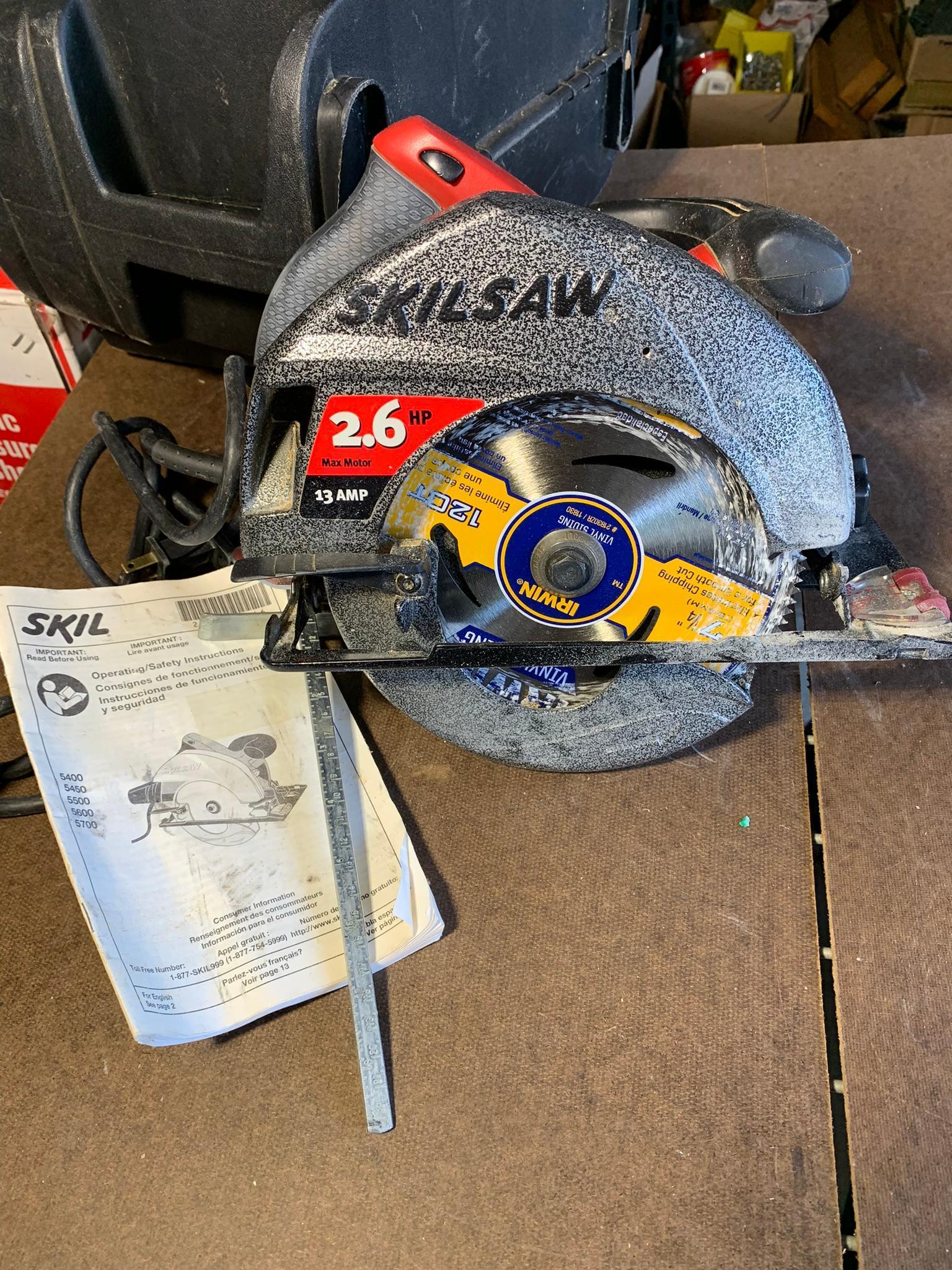 Skil Circular Saw with Case and Skil Classic Router with Case