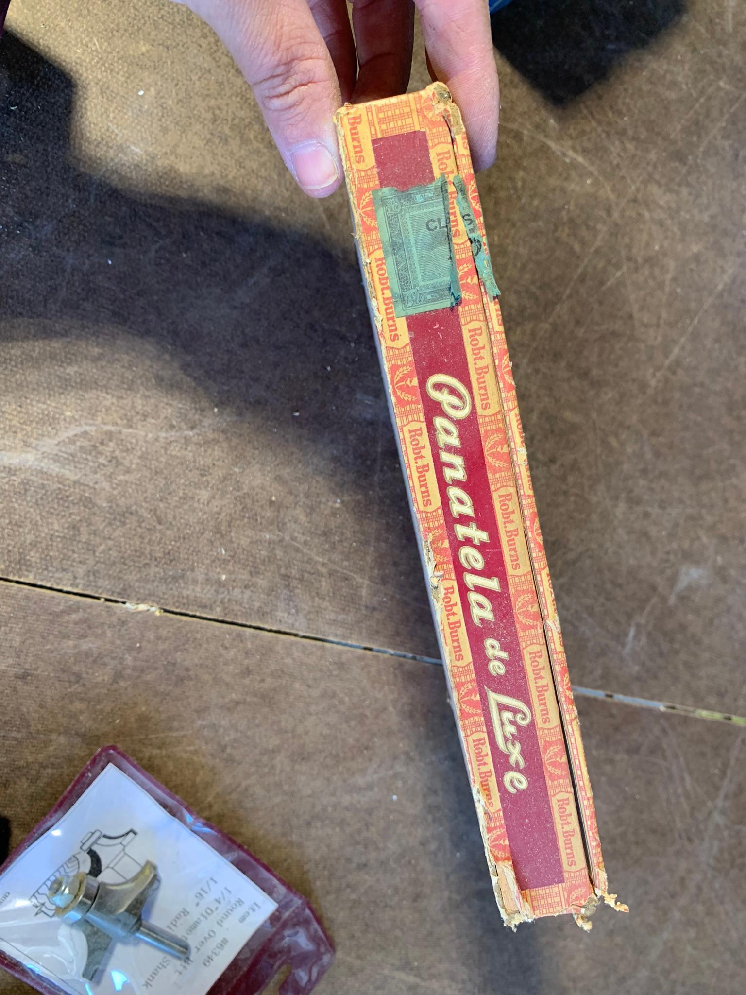 Robert Burns Cigar Box & Router Bits