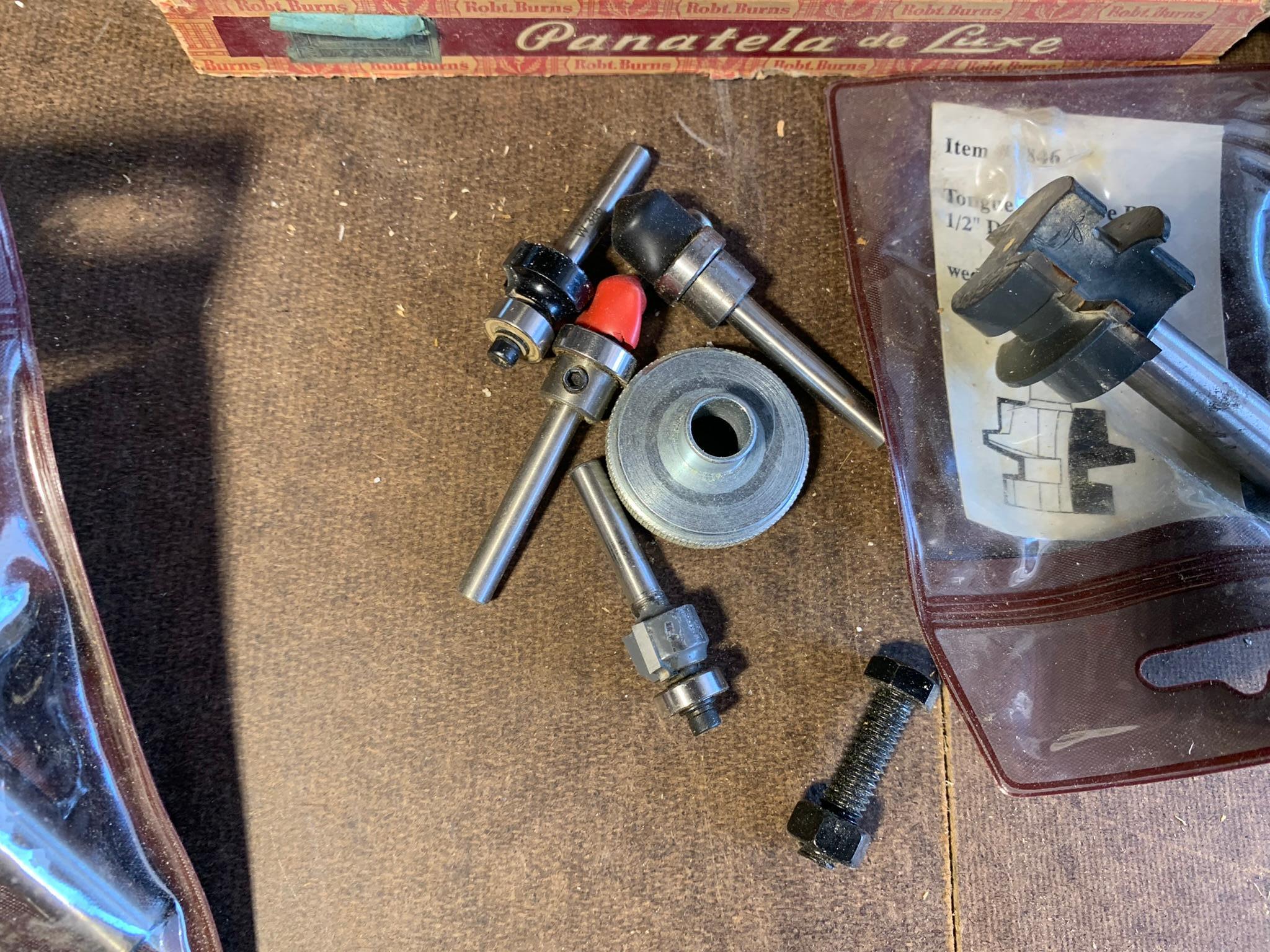 Robert Burns Cigar Box & Router Bits