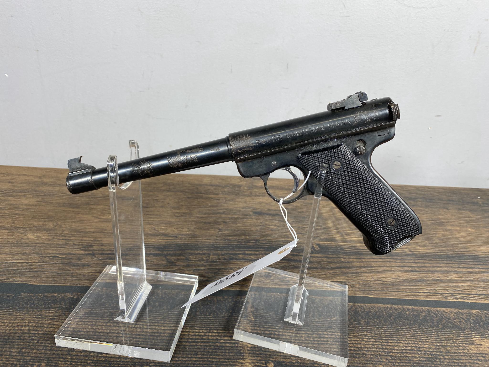** Ruger Mark I 22 LR Target Plinker Pistol Semi Auto
