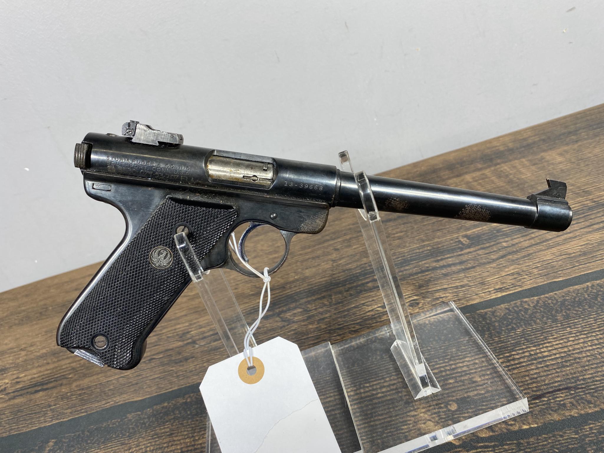 ** Ruger Mark I 22 LR Target Plinker Pistol Semi Auto