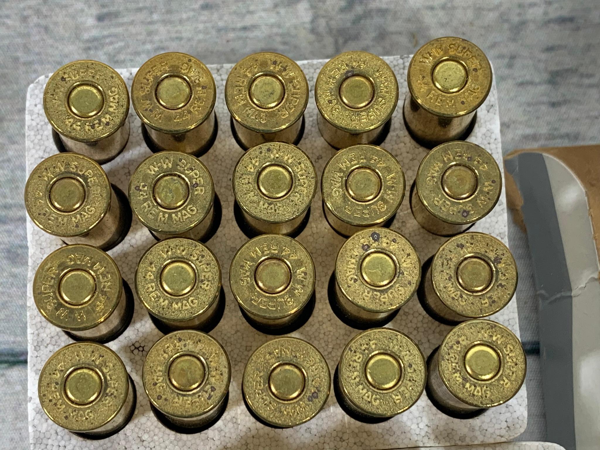 A Group Lot of Ammunition 44 rem mag, 45 colt