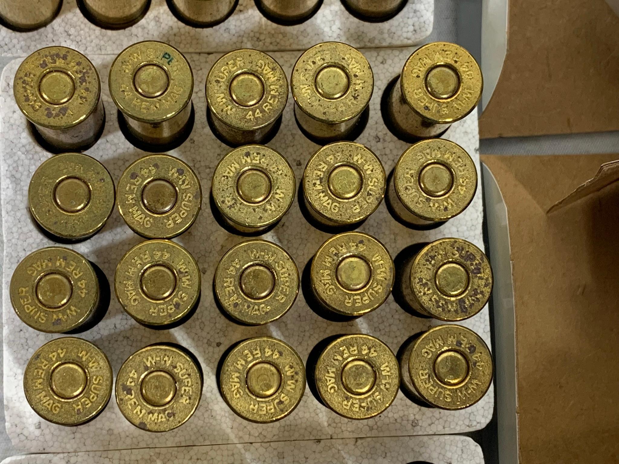 A Group Lot of Ammunition 44 rem mag, 45 colt