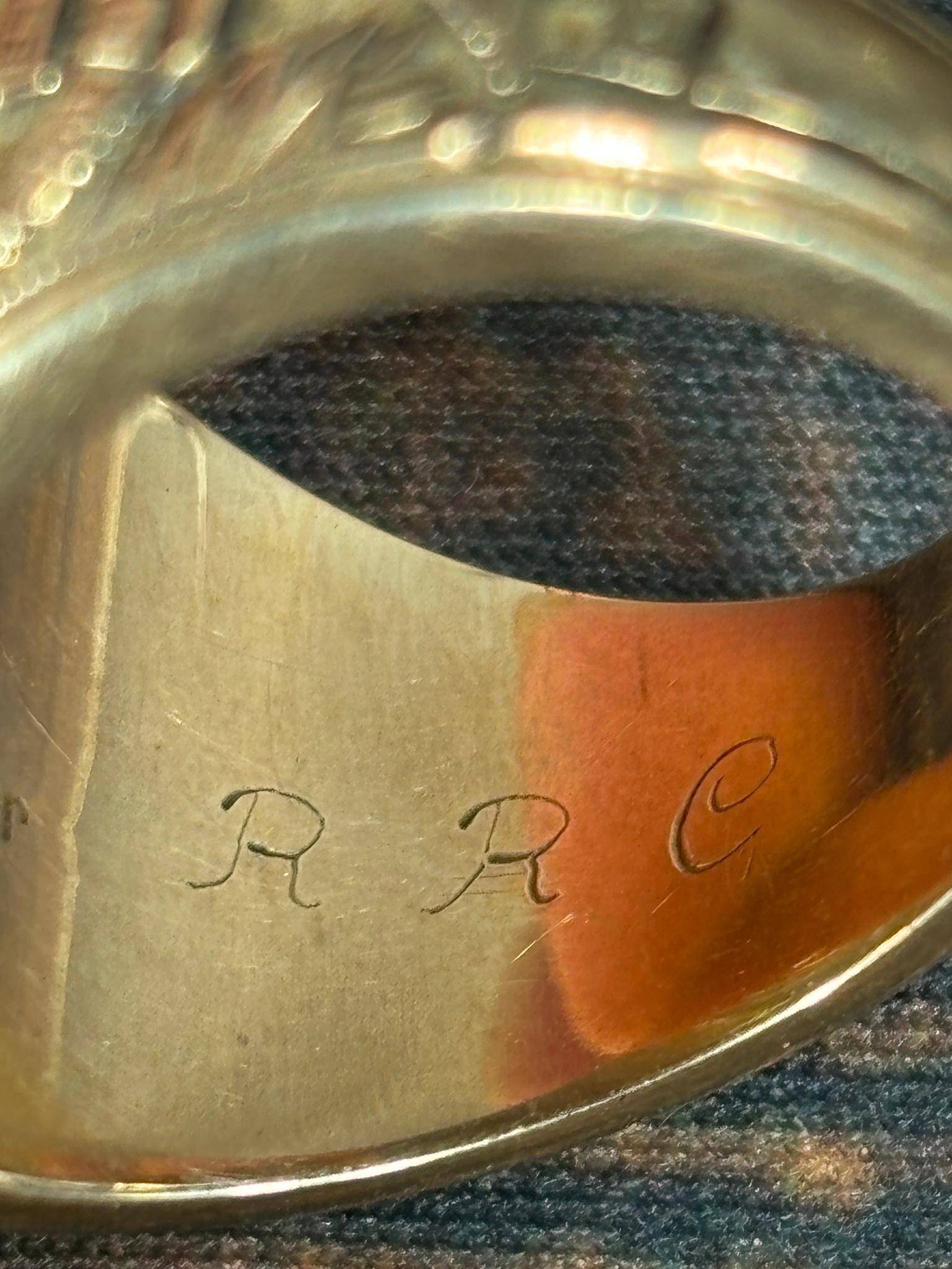 18 grams - 10k Gold Class Ring 1976 Muskingum College Jostins Size 10