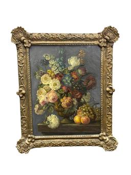 Still Life With Flowers, 18th Century, Oil on Canvas