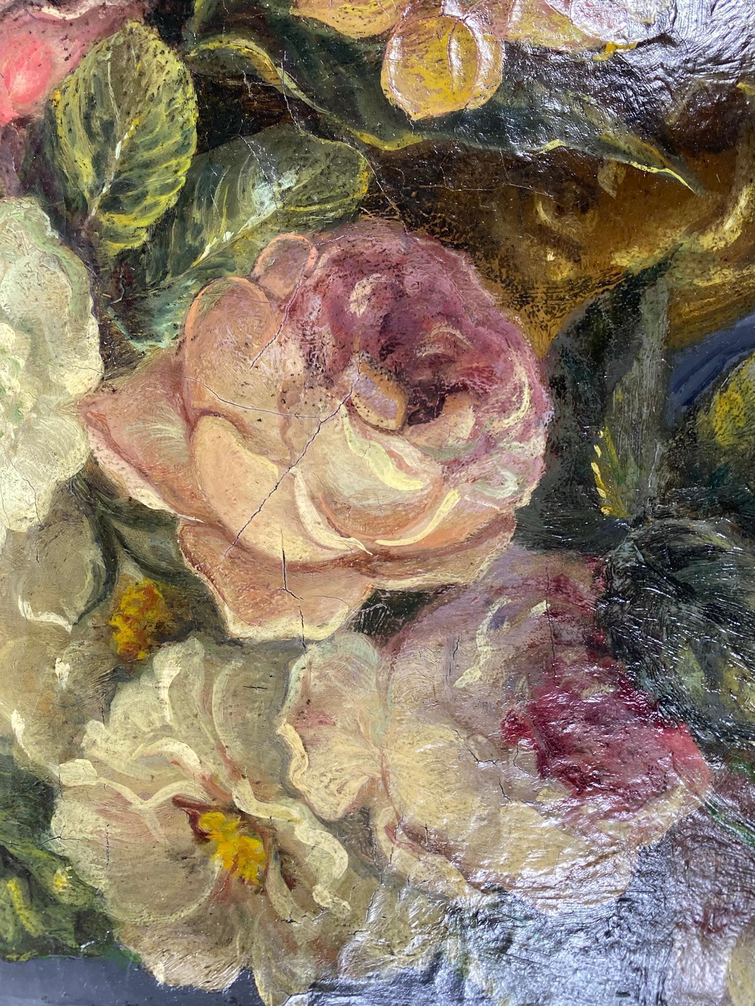 Still Life With Flowers, 18th Century, Oil on Canvas