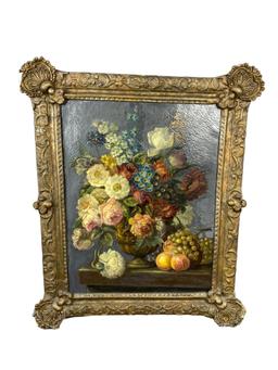 Still Life With Flowers, 18th Century, Oil on Canvas