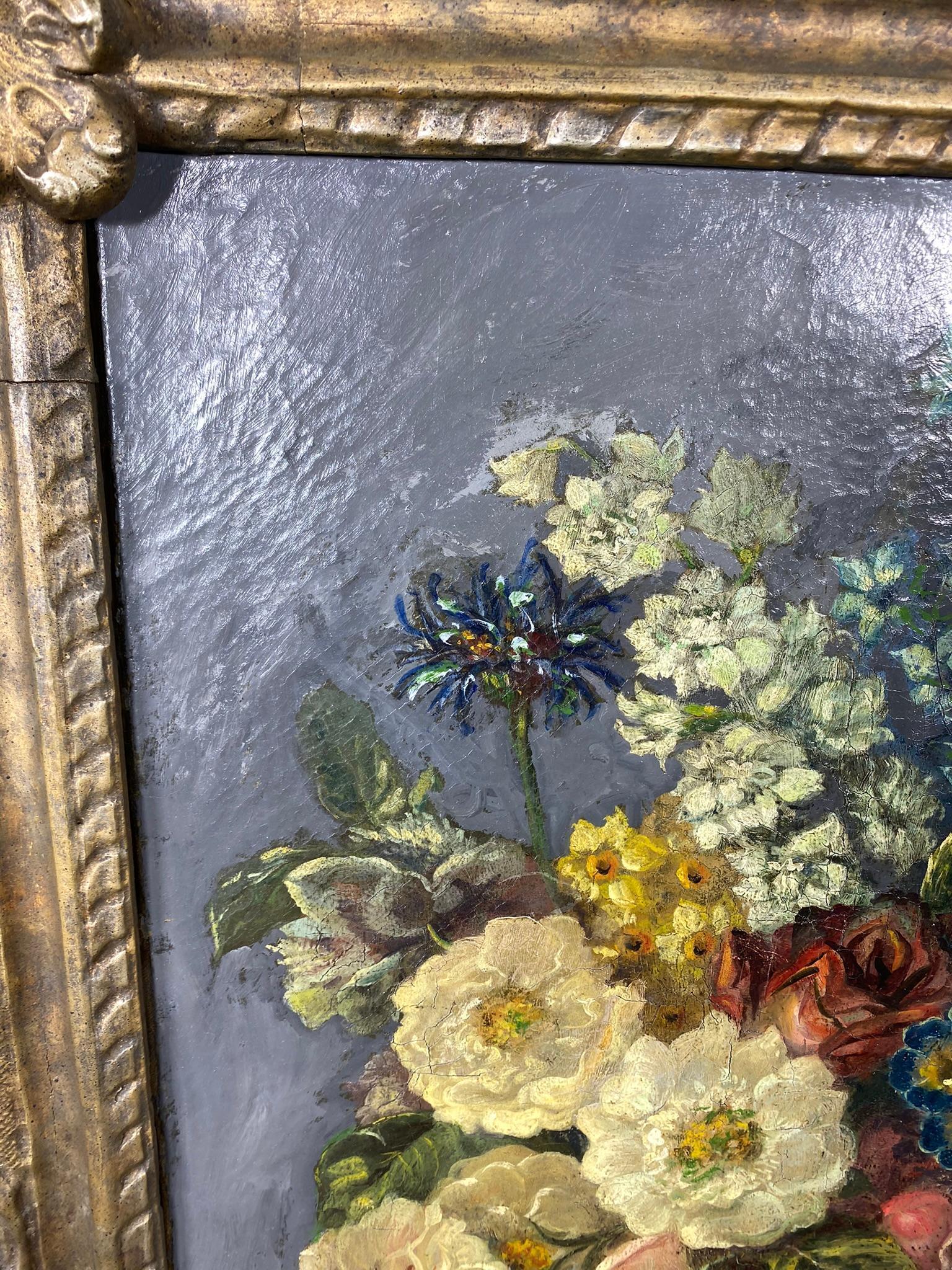 Still Life With Flowers, 18th Century, Oil on Canvas