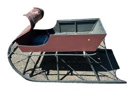 Primitive Antique Curved Front Sleigh