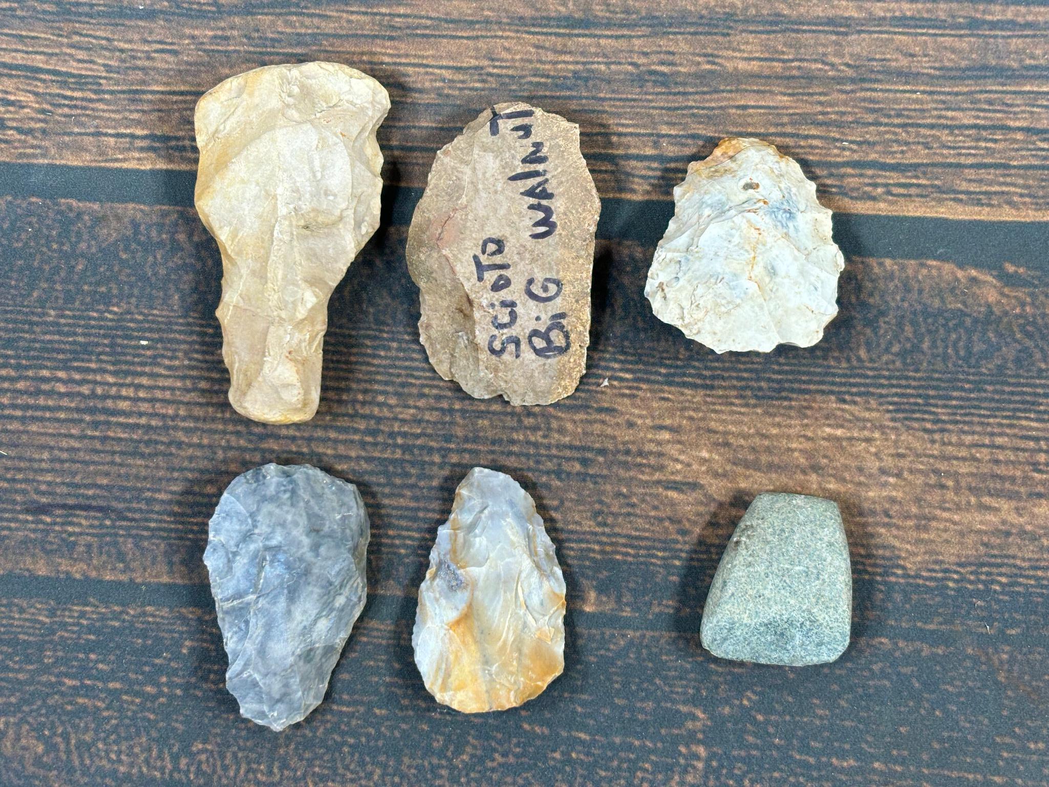 Group of Native American Stone Tools