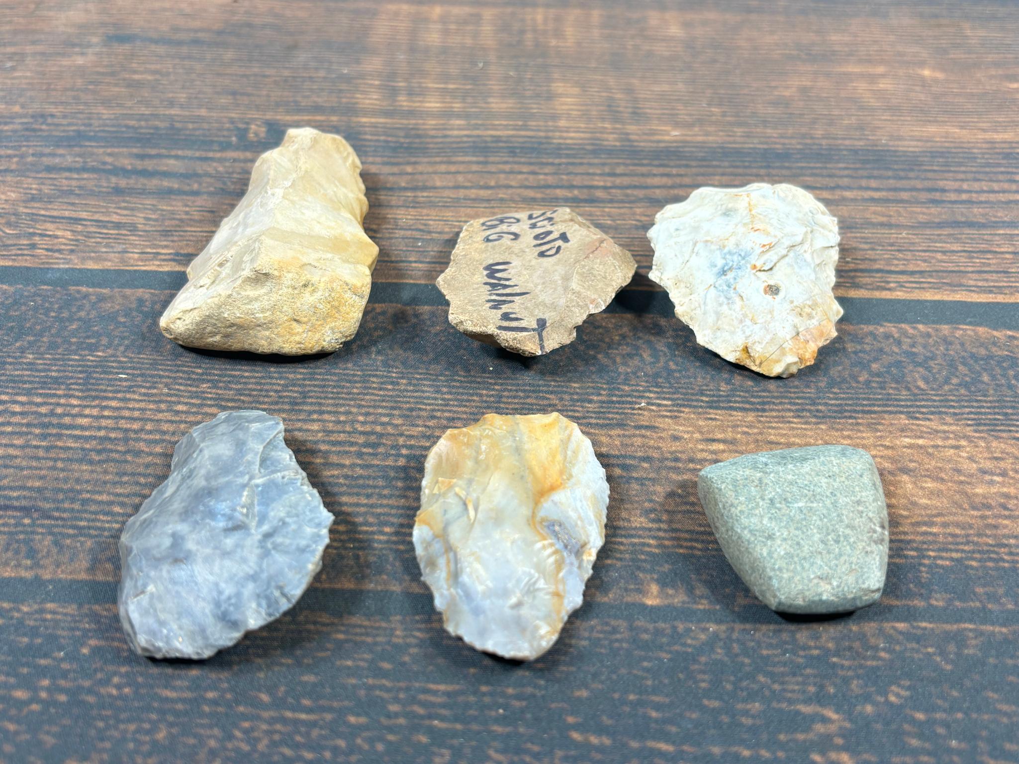 Group of Native American Stone Tools