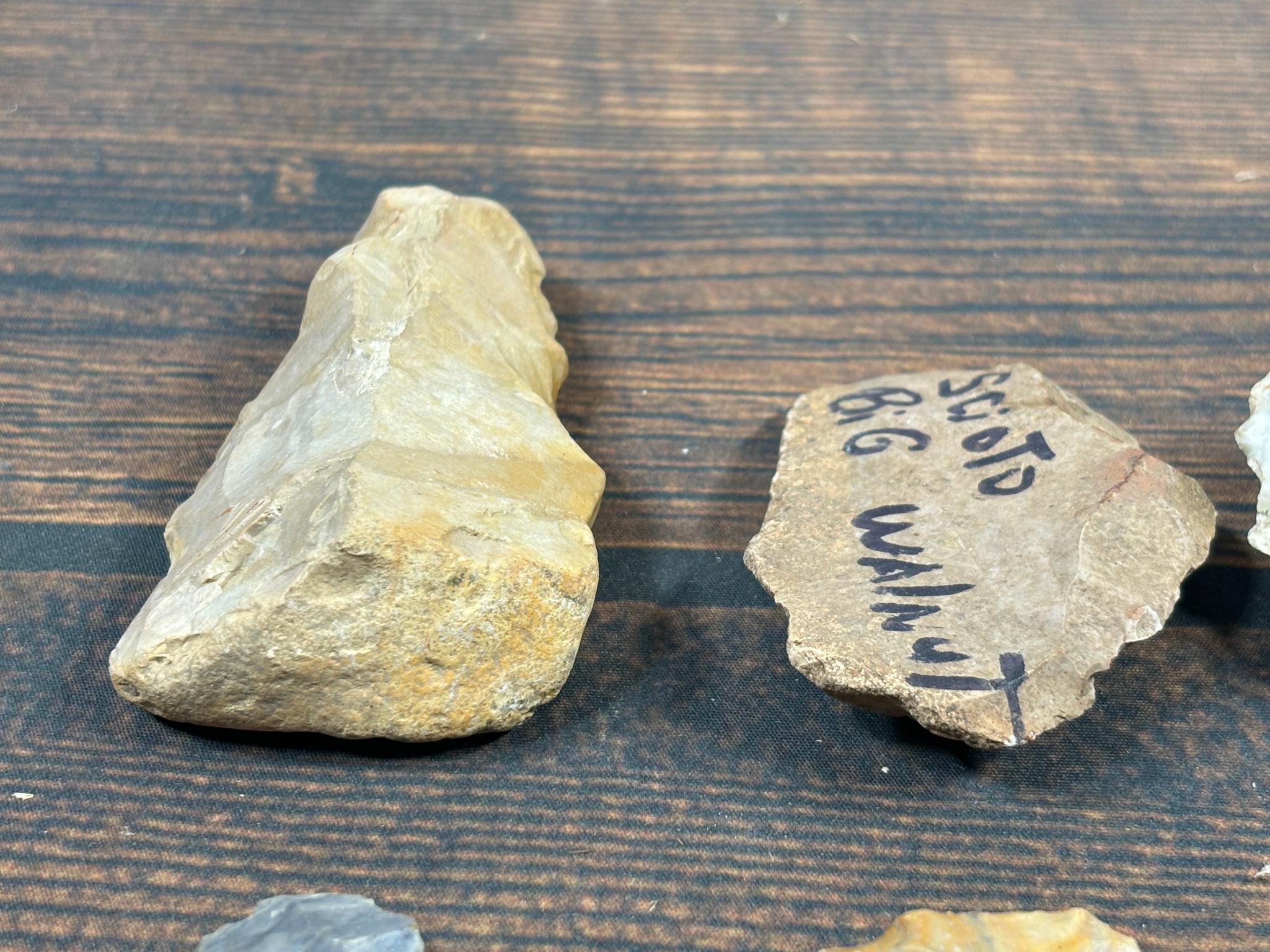 Group of Native American Stone Tools
