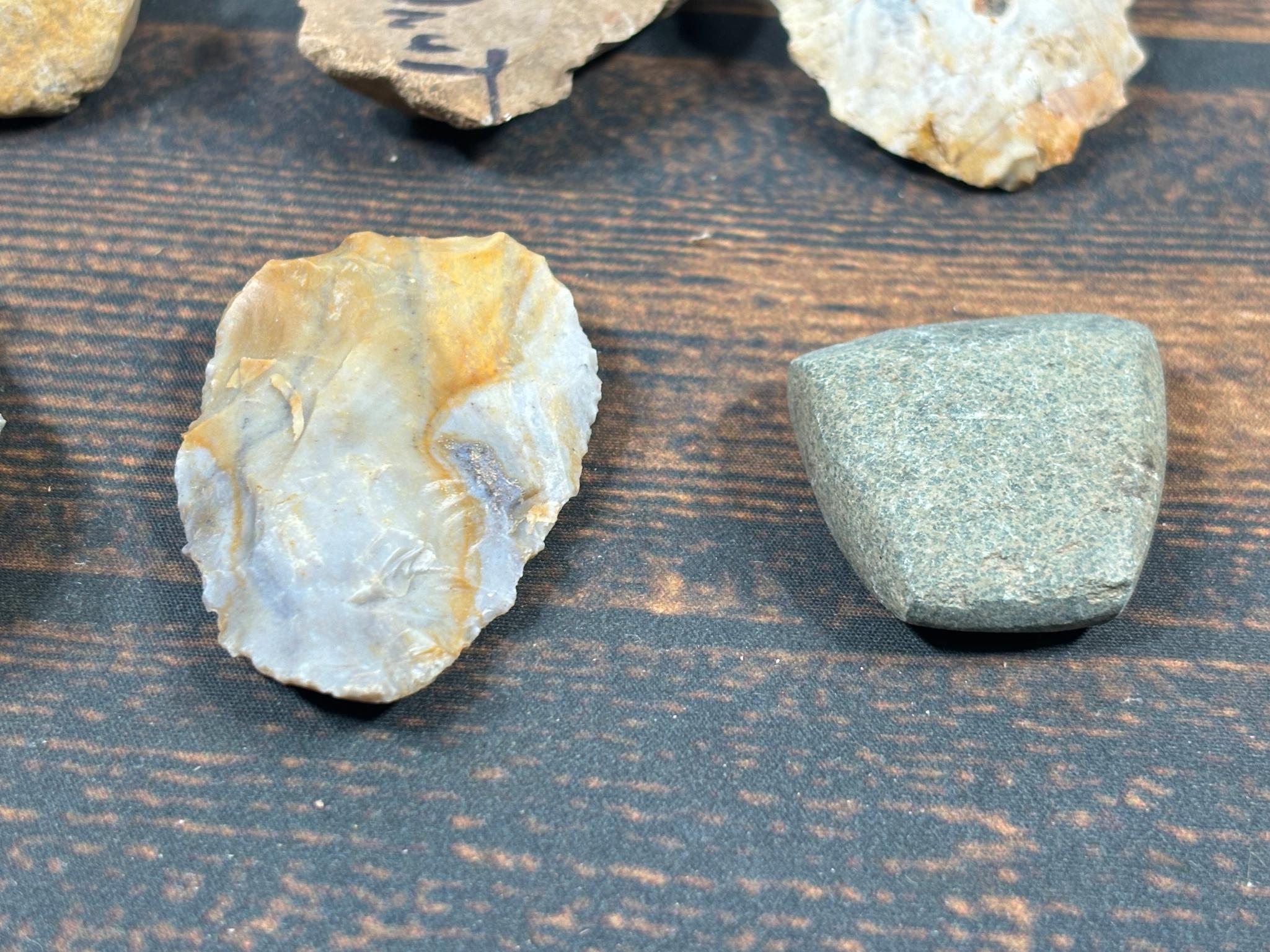 Group of Native American Stone Tools
