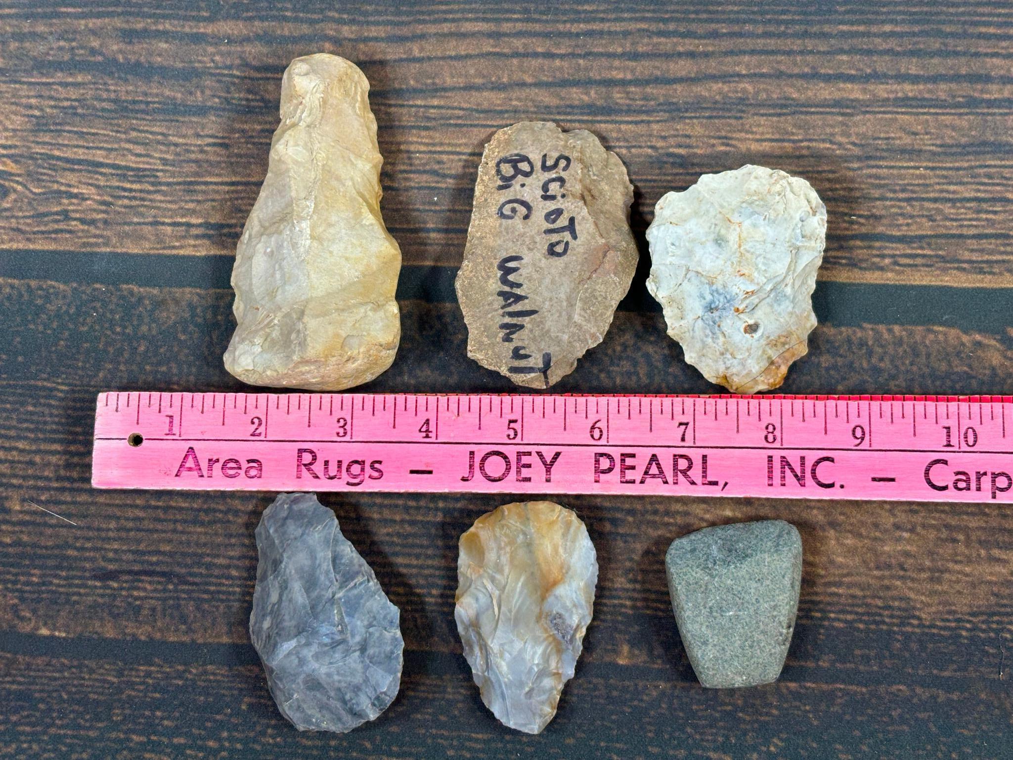 Group of Native American Stone Tools