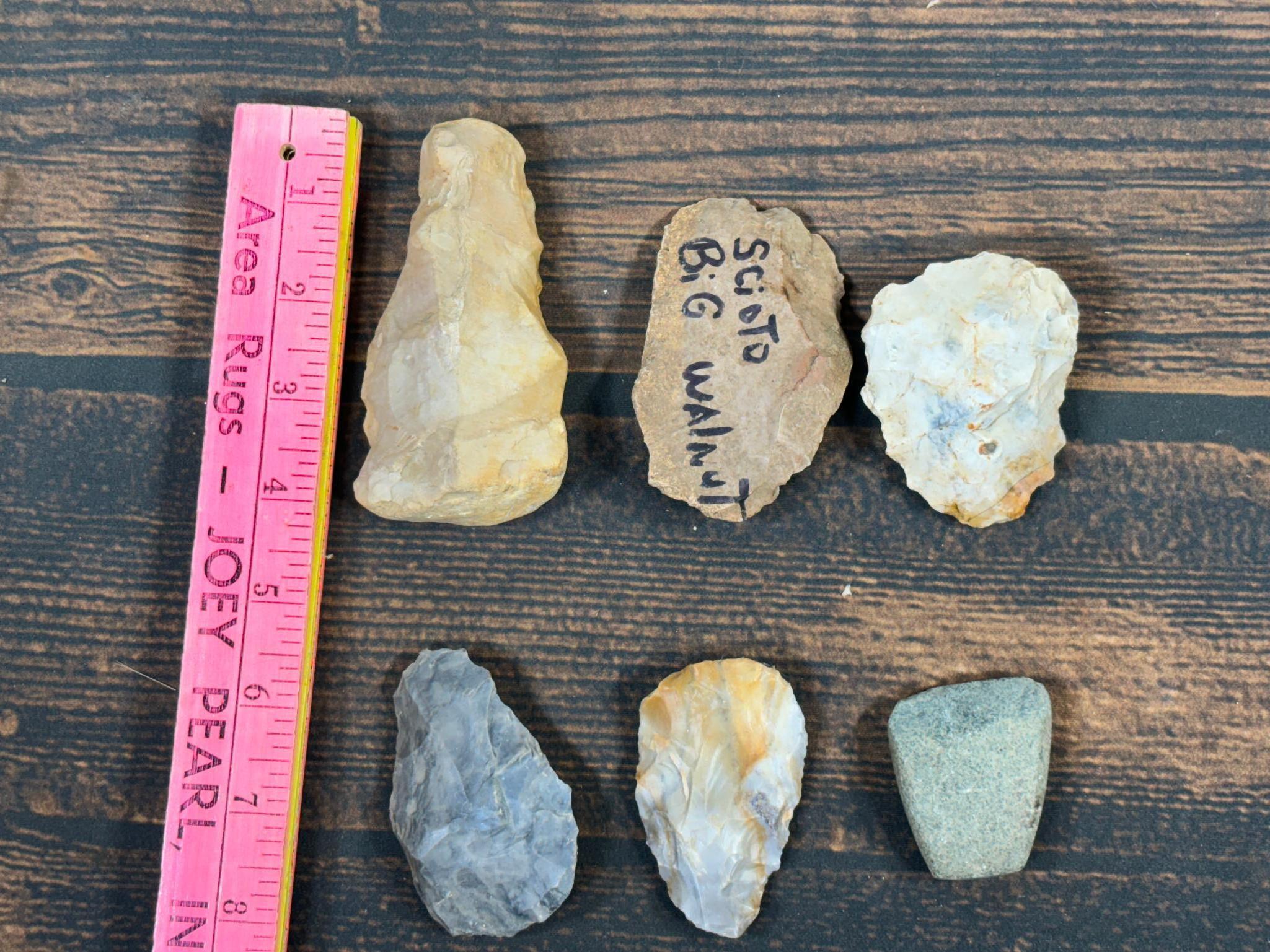 Group of Native American Stone Tools
