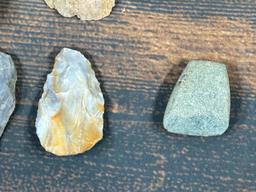 Group of Native American Stone Tools