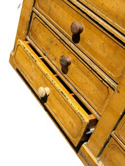 Antique National Cash Register 8 Drawer Cash Register Base