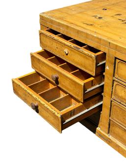 Antique National Cash Register 8 Drawer Cash Register Base