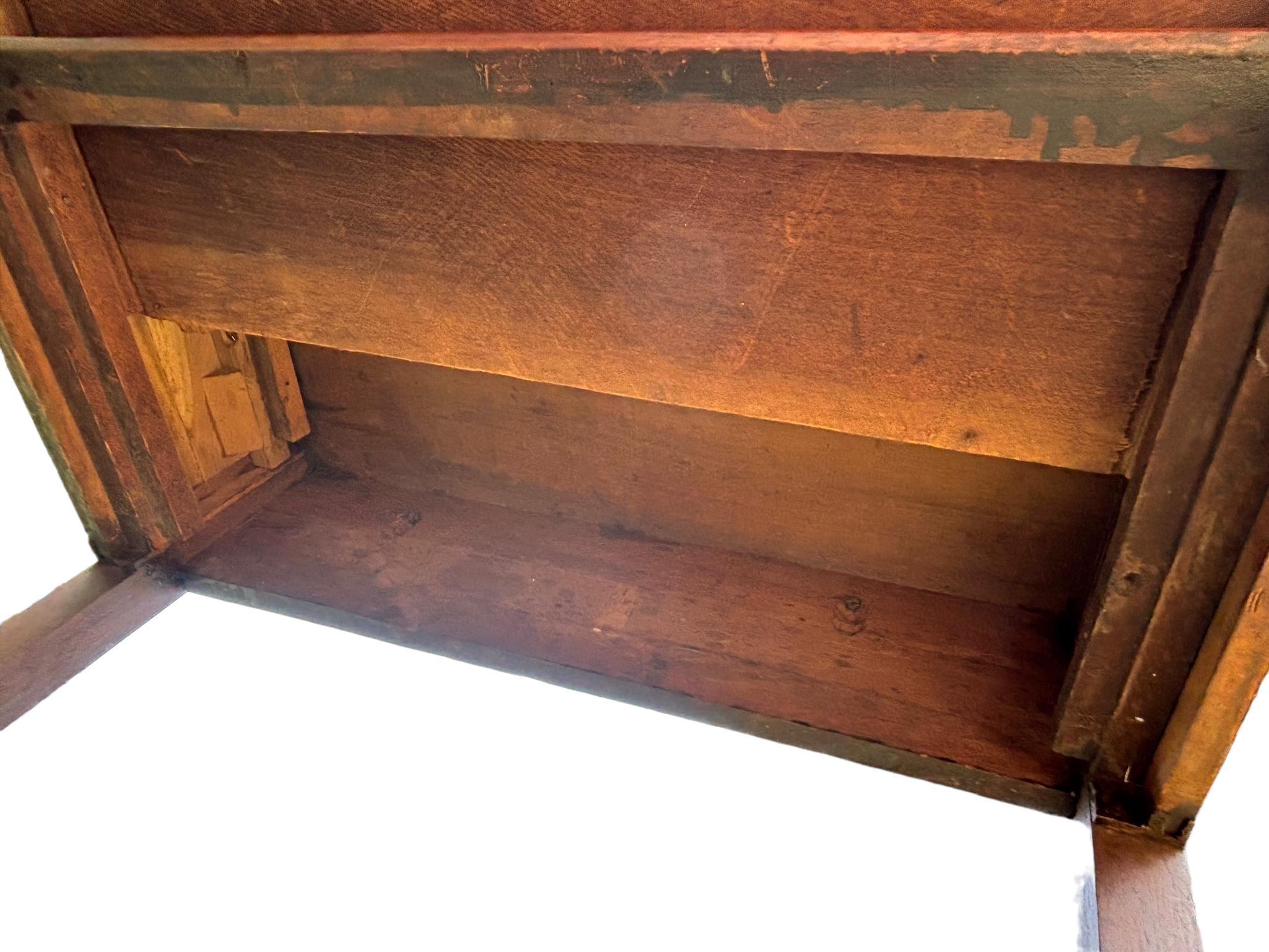 Antique Multi-Drawer Cabinet with Angled Front