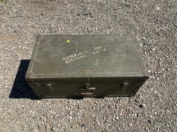 Vintage Skyway 1946 Small Military Trunk
