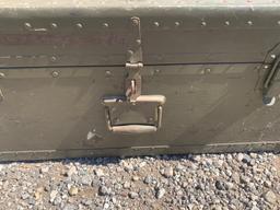 Vintage Skyway 1946 Small Military Trunk